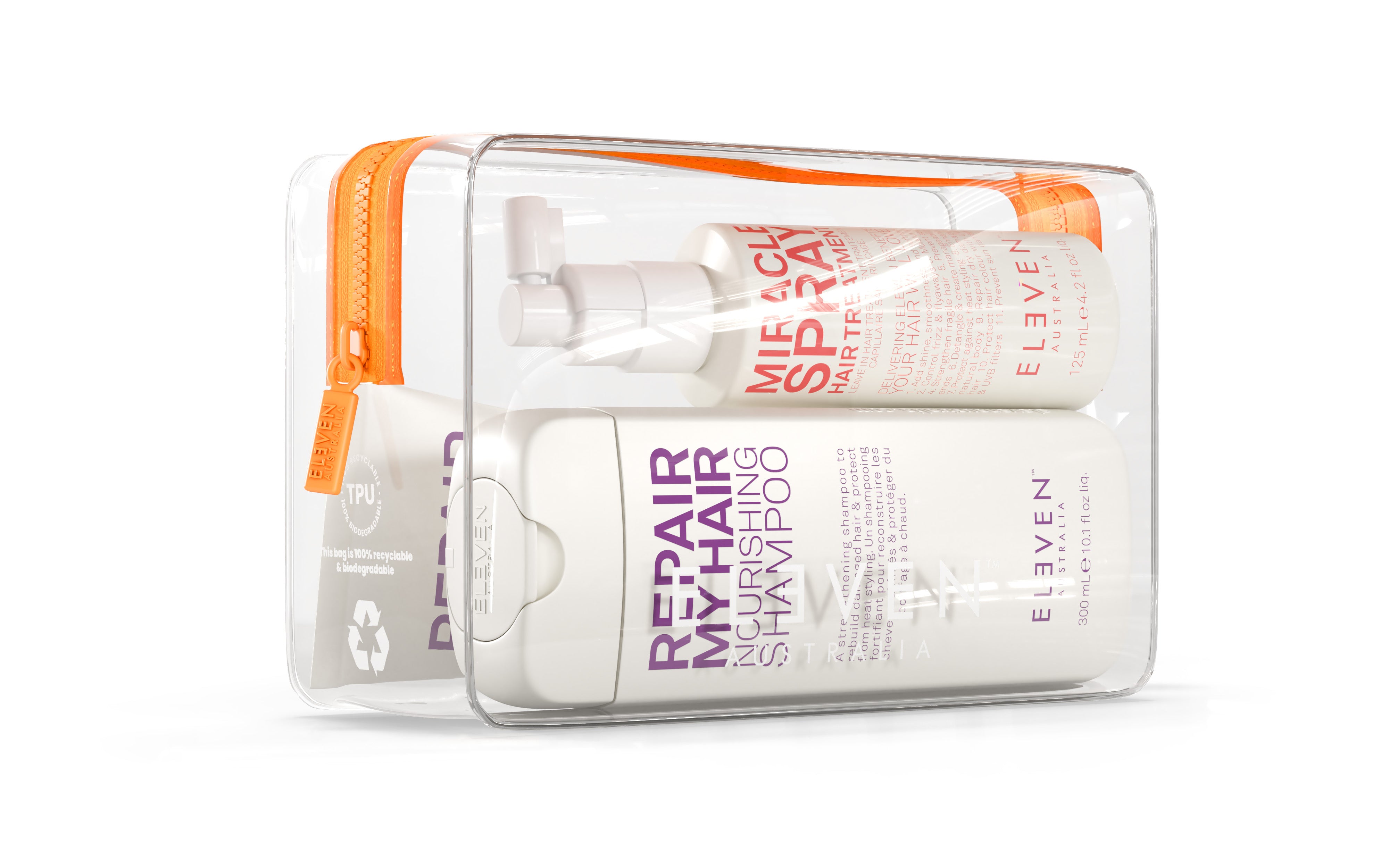 REPAIR TRIO includes FREE MIRACLE HAIR SPRAY