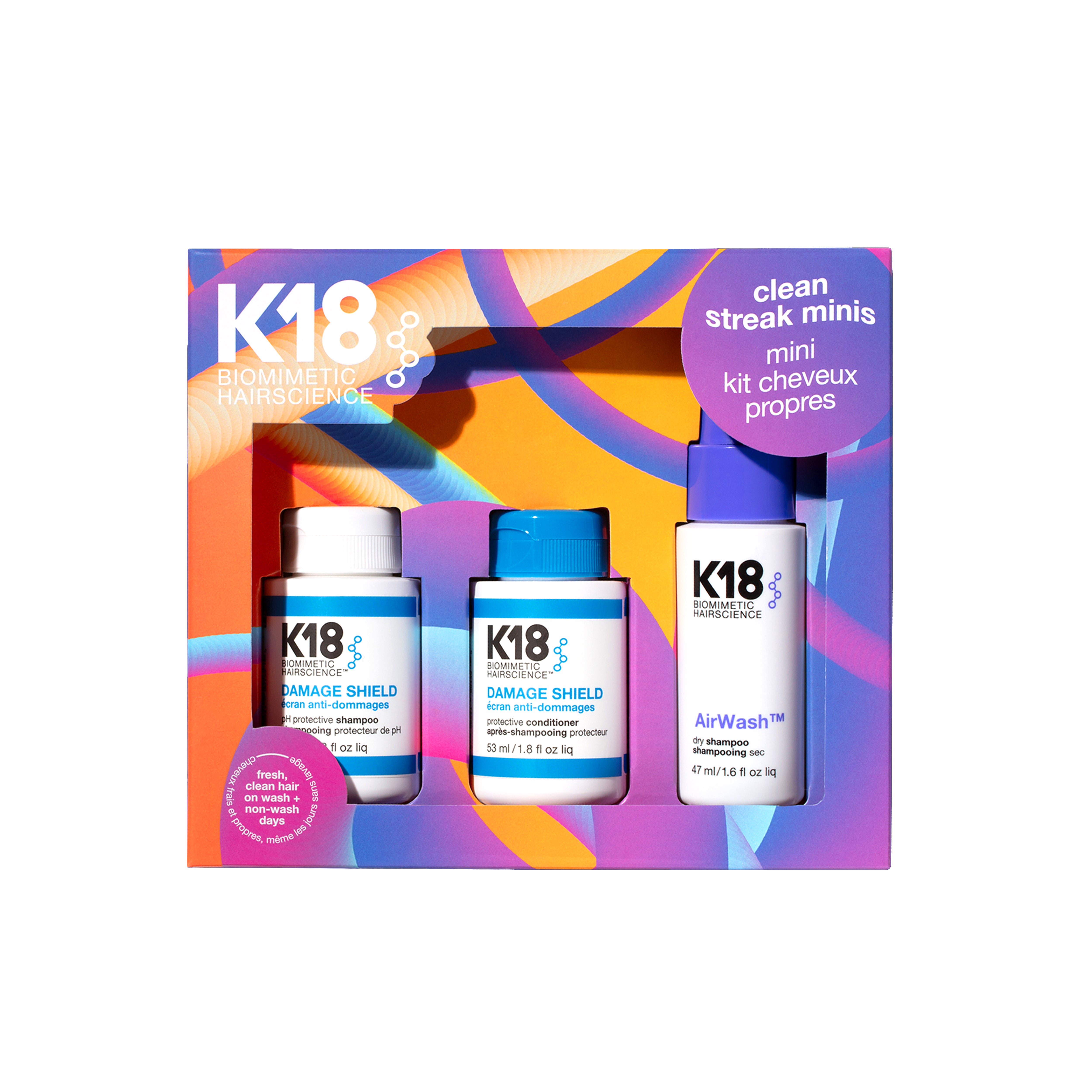 K18 CLEAN STREAKS SET