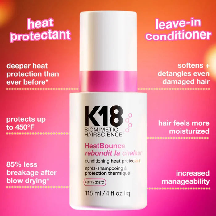 K18 Heat Bounce conditioning heat protectant 118ml