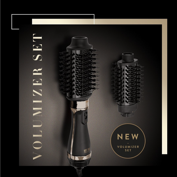 HOT TOOLS BLACK GOLD VOLUMIZER SET